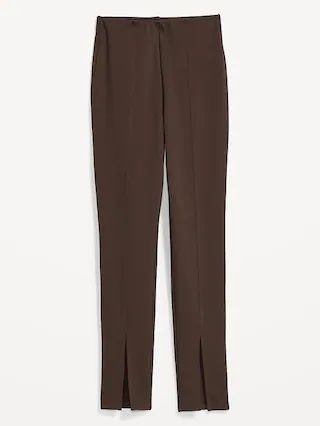 Extra High-Waisted Stevie Split-Front Skinny Pants for Women | Old Navy (US)