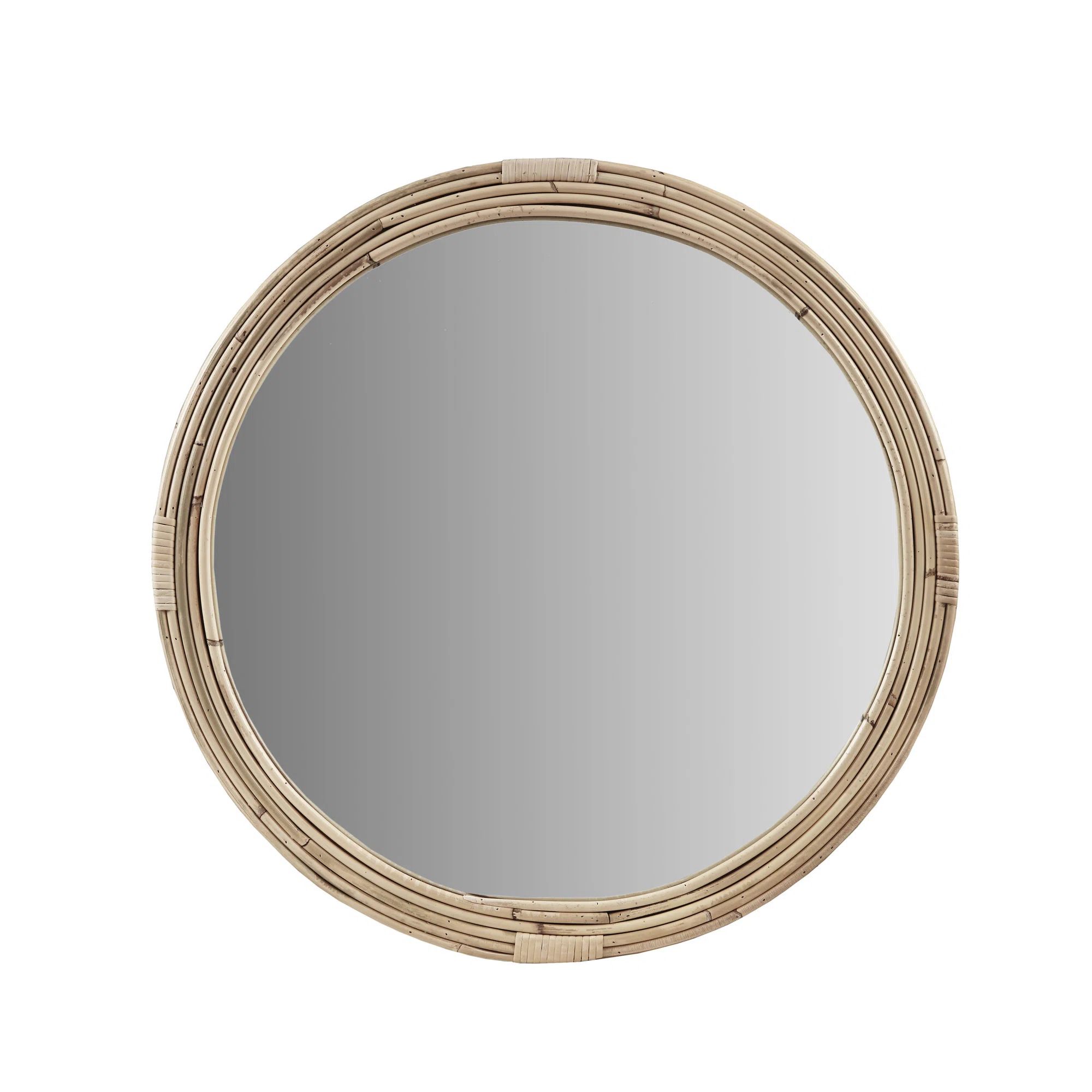 Martha Stewart Luna Natural Rattan Round Wall Mirror & Reviews | Wayfair | Wayfair North America