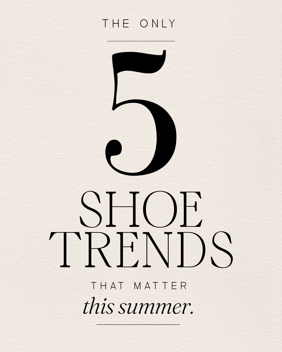 The only 5 summer shoe trends you need for 2026. 👡✨

If you’re refreshing your wardrobe this season, start with these trending shoes. I’m sharing the best woven & mesh flats, braided rope sandals, slingback sandals, jelly shoes, and kitten heels, plus bonus trends like Mary Jane sneakers, boat shoes, low-profile sneakers, mule wedges, toe-loop sandals, and animal prints.

I’ve linked my favorite finds at a variety of price points so you can shop the look without spending designer prices.

Tap to shop my curated collection and save this post for your next shoe haul. 🤍

#LTKootd #LTKSeasonal #LTKSaleAlert