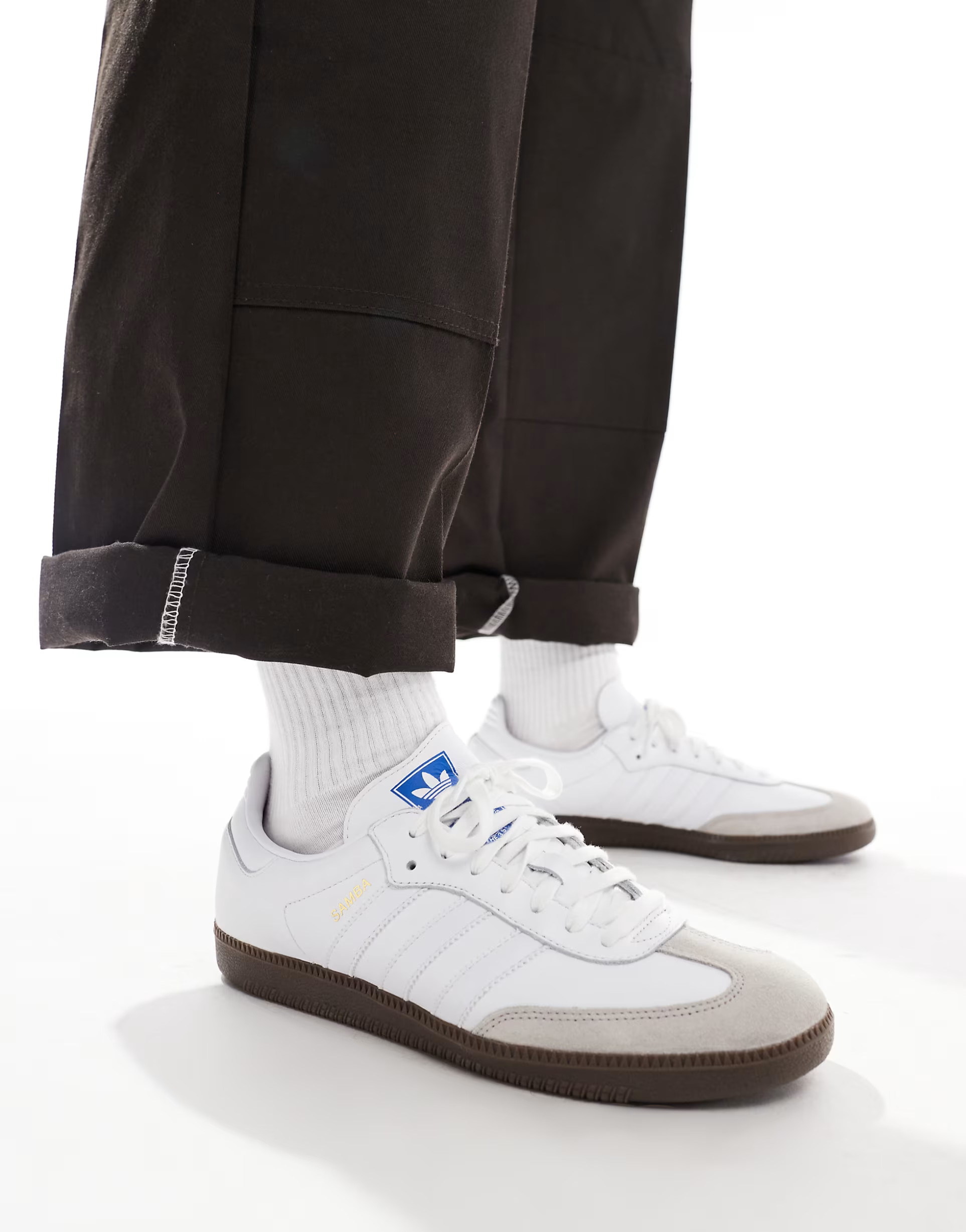 adidas Originals Samba OG trainers in white | ASOS (Global)