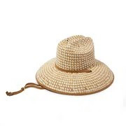 NATURAL STRAW CHECKERED HAT | THE YES