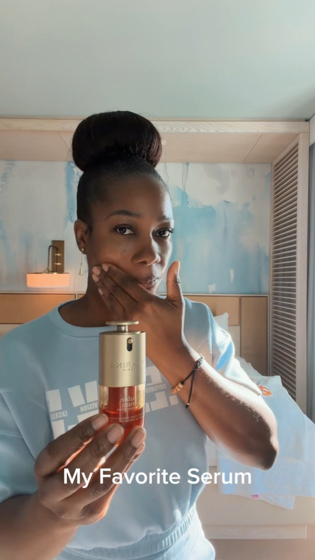 My go-to glow 

The Clarins Double Serum has been doing EXACTLY what it needs to do hydrating, smoothing, and giving my skin that healthy, lit-from-within look.

It’s lightweight, sinks in beautifully, and keeps my skin feeling soft all day… like skincare that actually works with you, not against you.

If your skin needs a reset, this is it 🤍 don’t sleep on this one.

#skincaremusthaves #clarins #glowingskin #beautyroutine #softglam #skincareessentials

#LTKvlog #LTKgrwm #LTKBeauty