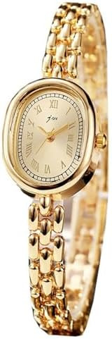 PASOY Women’s Bracelet Watch Small Face – Elegant Oval Quartz Analog Wristwatch with Metal Li... | Amazon (US)