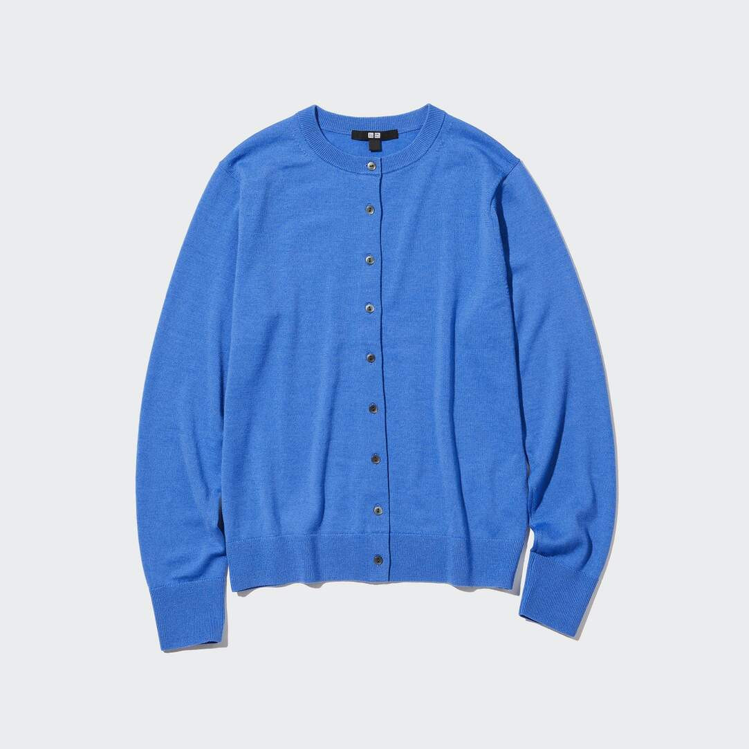 100 % Extra feine Merinowolle Strickjacke | UNIQLO (DE)