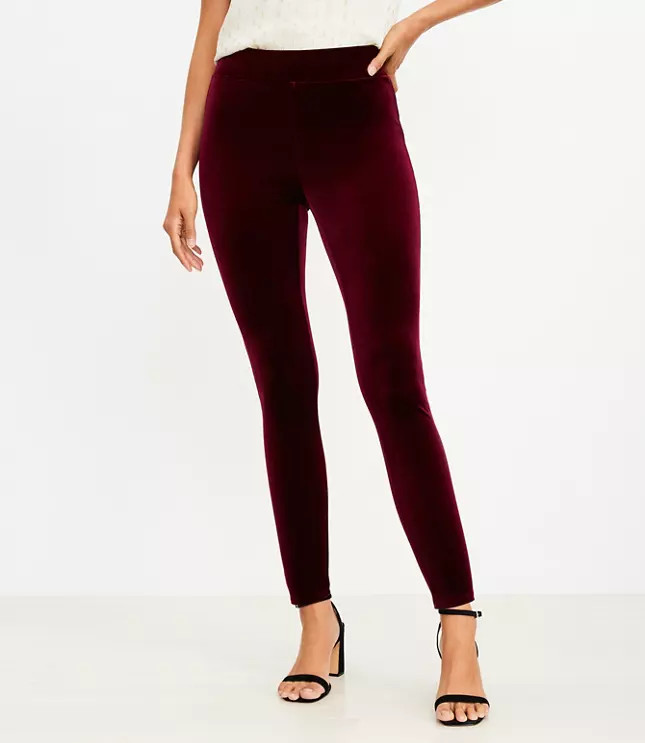 Velvet Leggings | LOFT