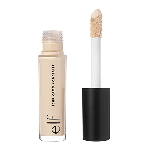 e.l.f. 16HR Camo Concealer, Full-Coverage, Highly-Pigmented Face Concealer With A Matte Finish, Crease-proof, Vegan & Cruelty-Free, Medium Neutral | Amazon (US)