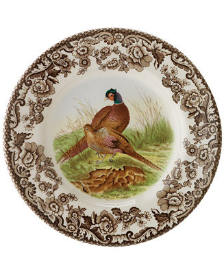 Woodland Bird Canapé Plates, Set of 4 | Macy's