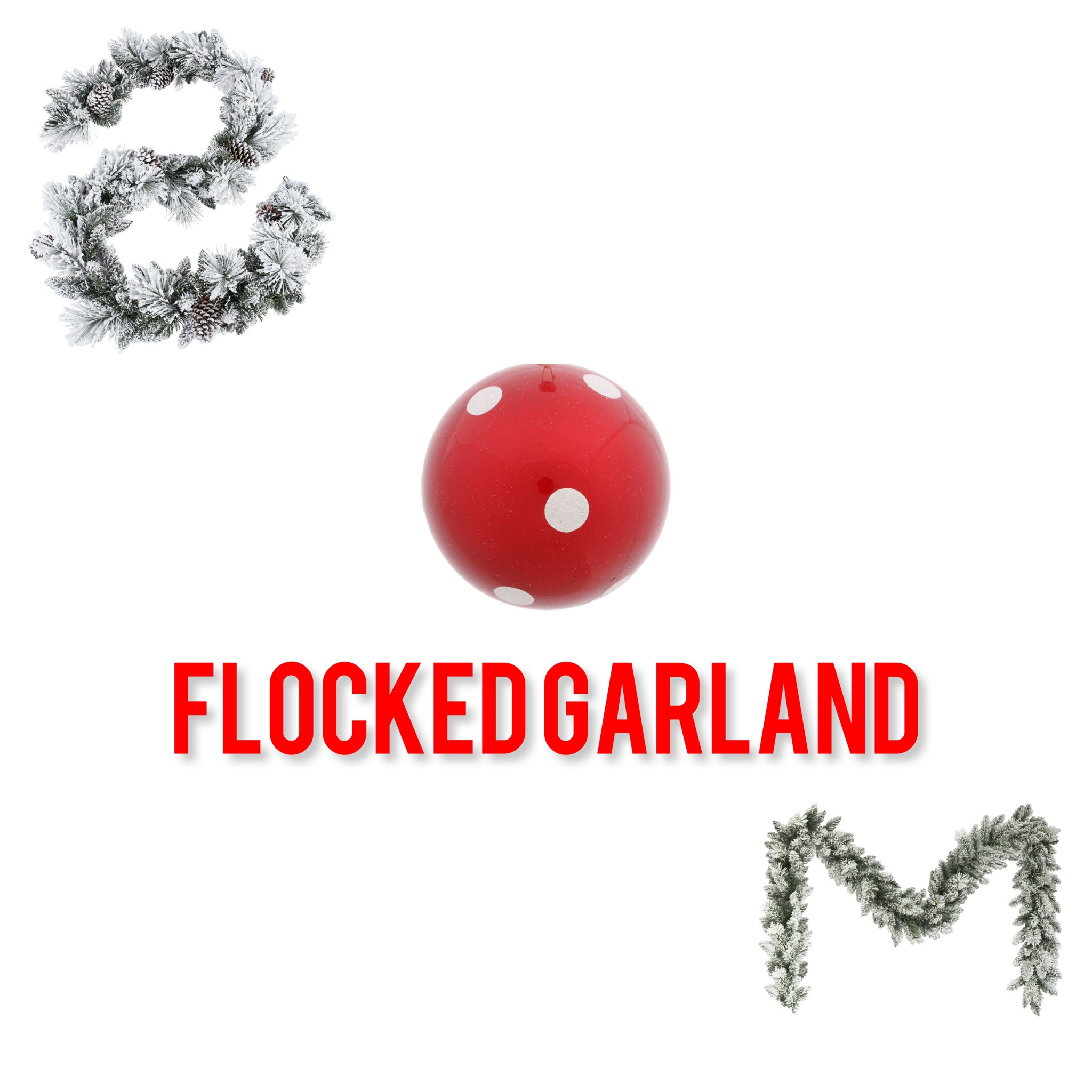 Flocked Garland with polka dot ornaments 🥰

#LTKHoliday #LTKhome #LTKSeasonal