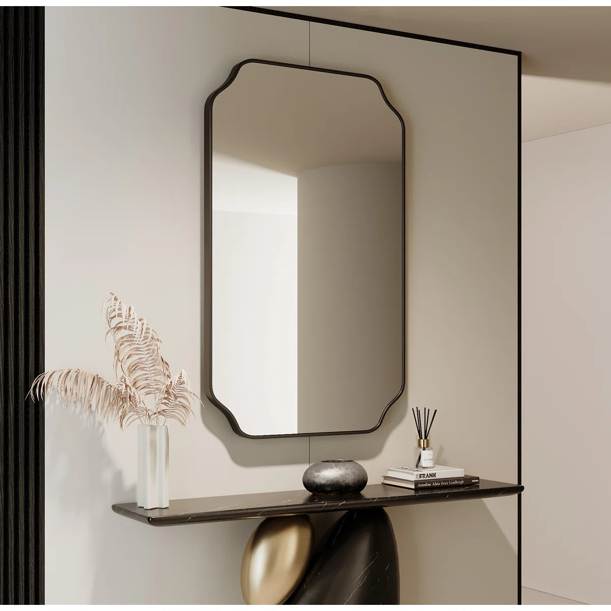 Irregular Wall Mirror Unique Rectangle Mirrors for Bathroom，Entryway，Living Room, Bedroom | Wayfair North America