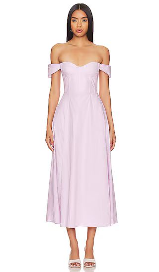 x REVOLVE Magdelena Midi Dress in Lilac | Revolve Clothing (Global)