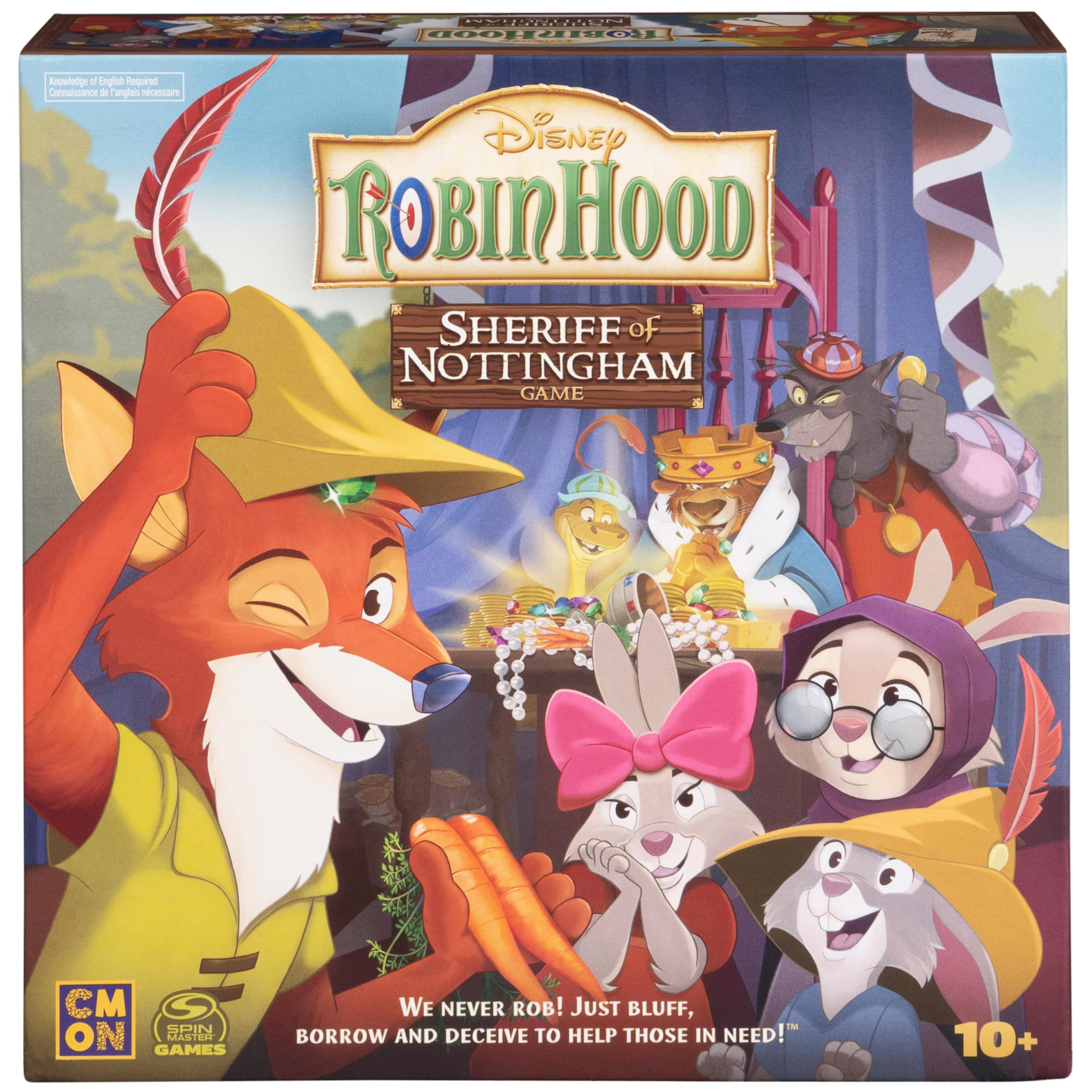 Disney Robin Hood Sheriff of Nottingham Game, Family Board Games, Disney Gifts, Board Games for F... | Amazon (US)