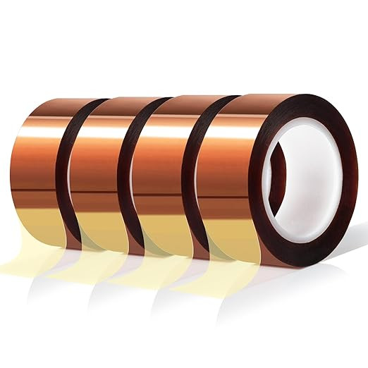 4 Rolls 20mm x16m(52FT) Heat Tape High Temperature Heat Resistant Tape Heat Transfer Tape for Hea... | Amazon (US)
