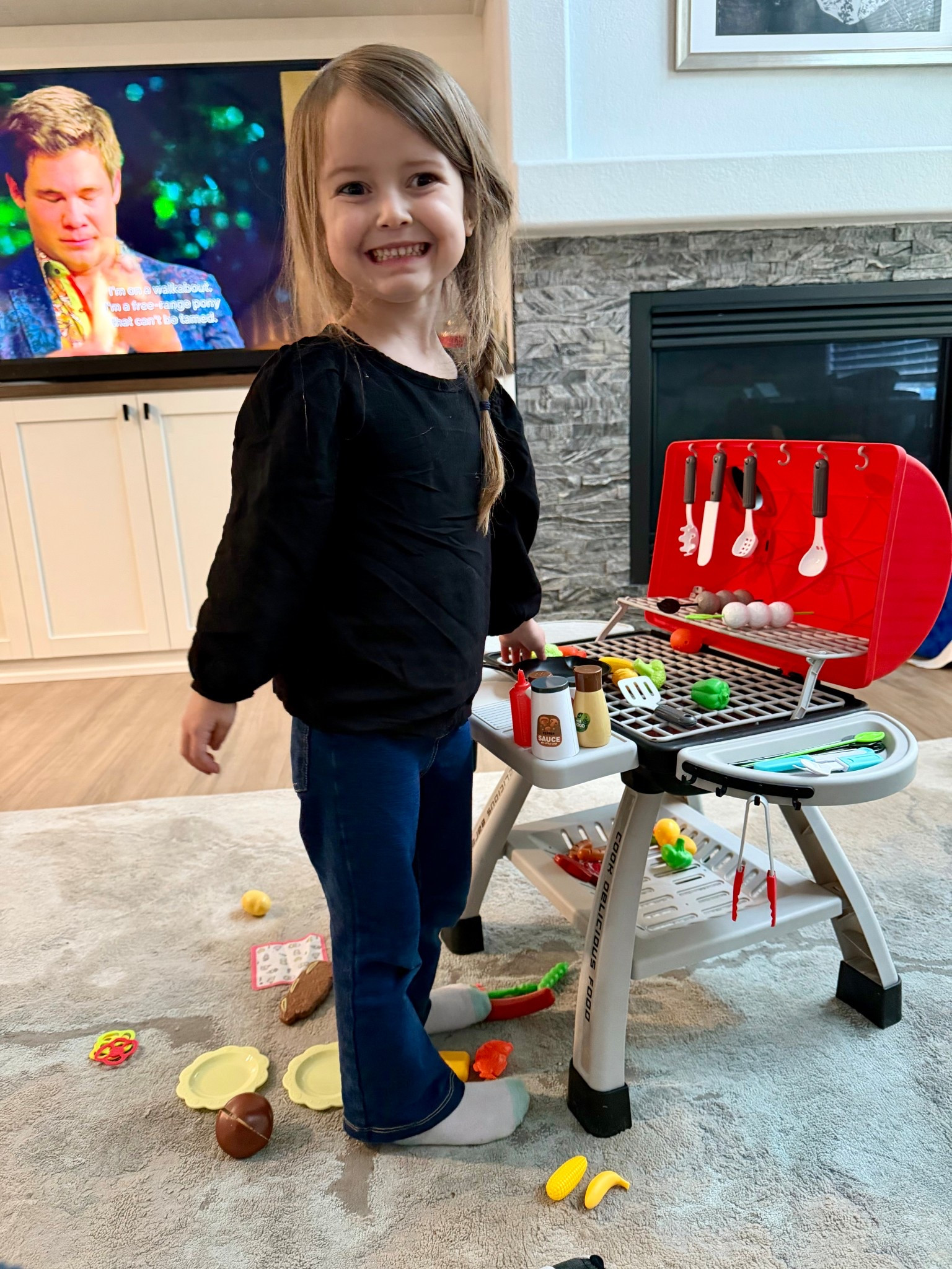 This grill, steams and sizzles! If you couldn’t tell, she is super thrilled about this! It comes with tons of accessories as well.

#LTKKids #LTKmomlife #LTKHome