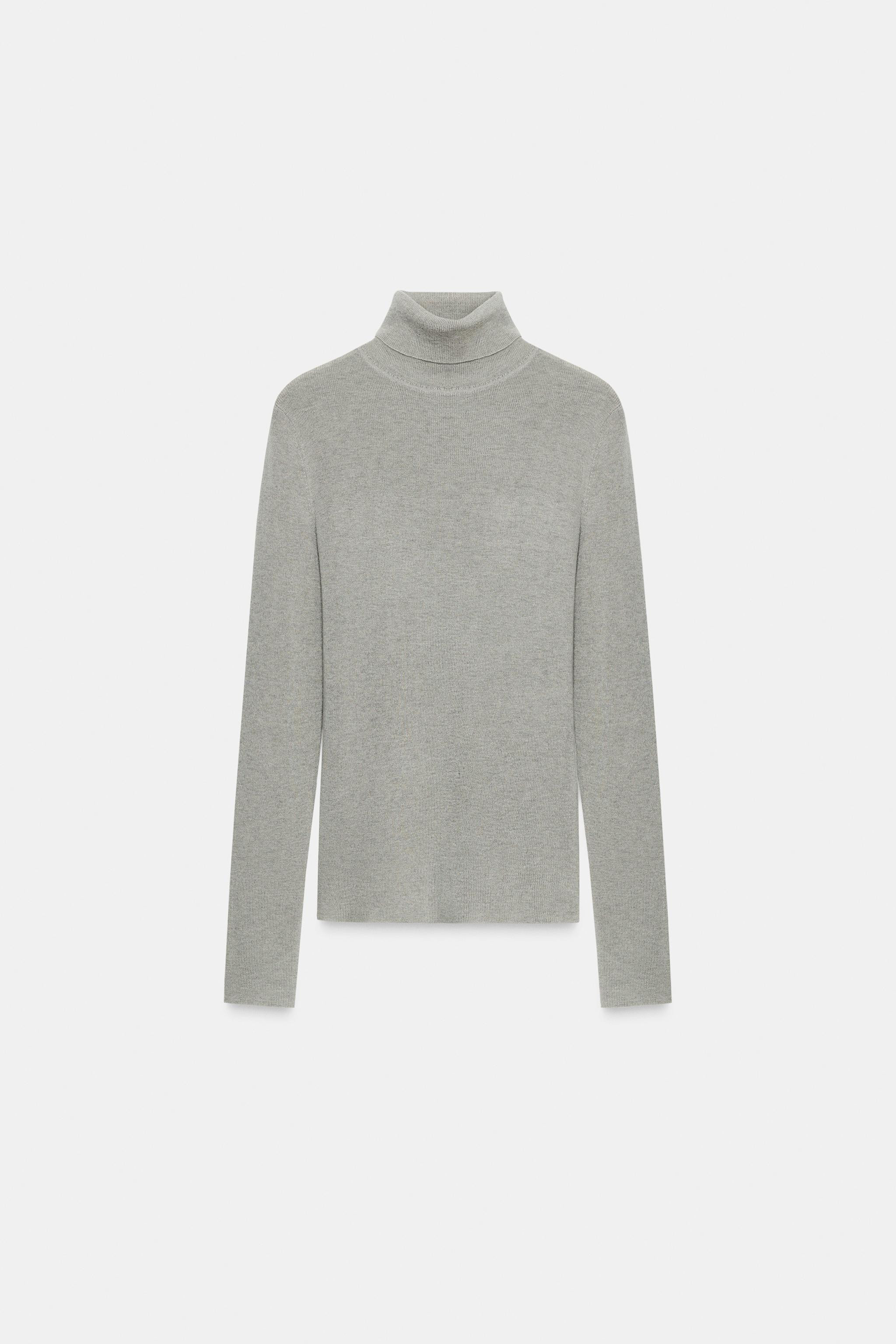 WOOL HIGH NECK JUMPER | Zara UK