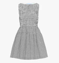 The Cosima Mini Nap Dress - Black/Sand Gingham | Hill House Home US