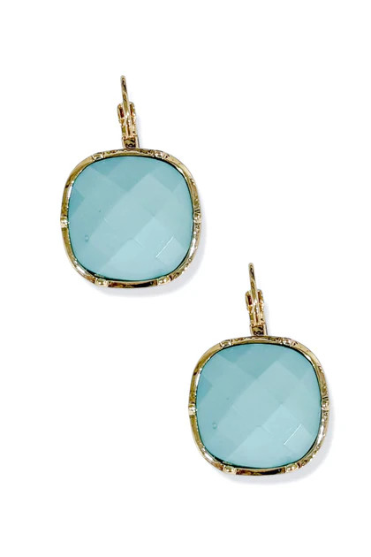 Ella Turquoise Stone Earrings | The Willow Tree