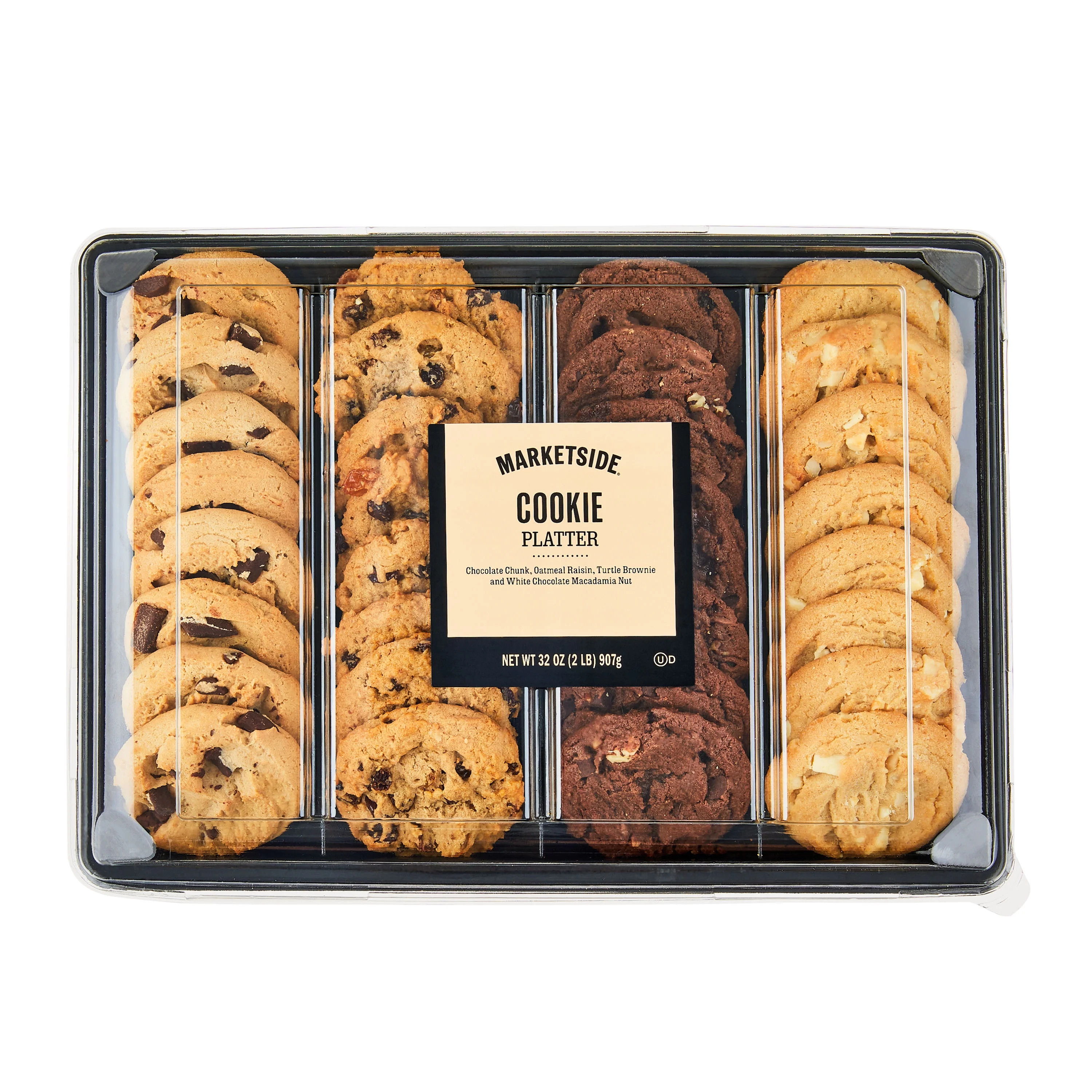 Marketside Decadent Bakery Cookie Platter, 32 oz, 32 Count, Baked | Walmart (US)