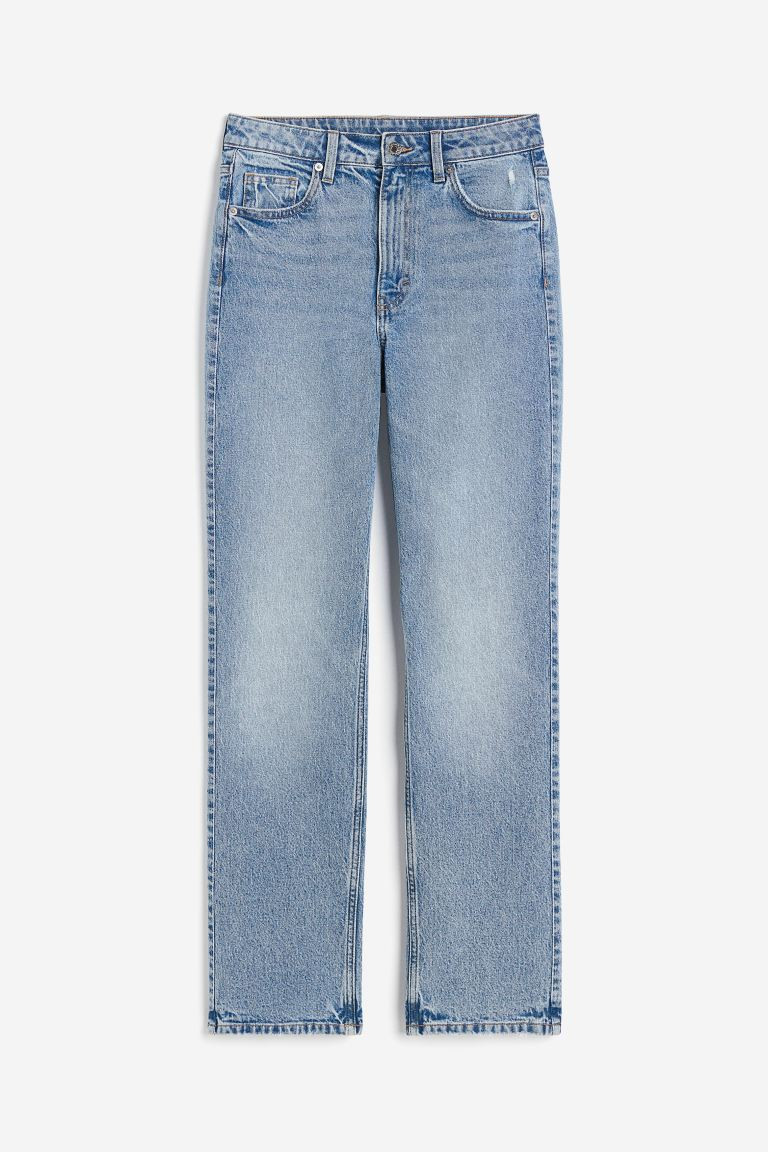 Vintage Straight High Jeans | Blue Jeans Outfit | HM Outfit | Fall Outfits 2023 |  | H&M (US + CA)