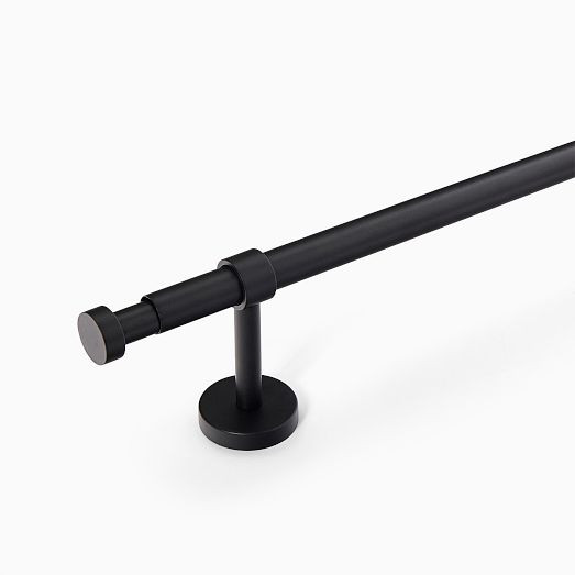 Low Profile Adjustable Curtain Rod | West Elm (US)