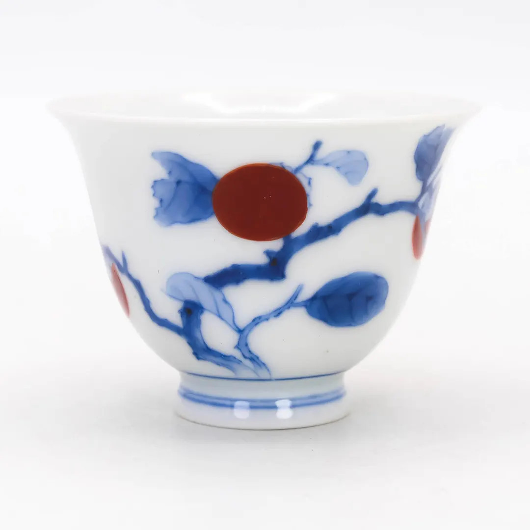 Japanese Tea Cup 80ml Persimmon Design by Sakaida Kakiemon XIII Arita Ware - Etsy | Etsy (US)