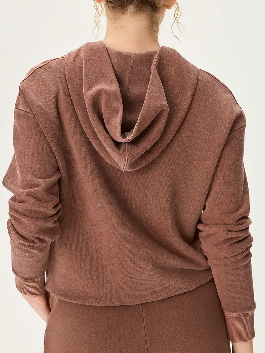 Organic Cotton Terry Shrunken HoodieA Heart | Outdoor Voices