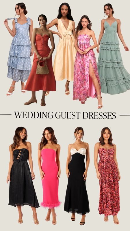 Wedding guest dress options for the spring! Options at lots of price points 

#LTKwedding #LTKbeauty #LTKstyletip