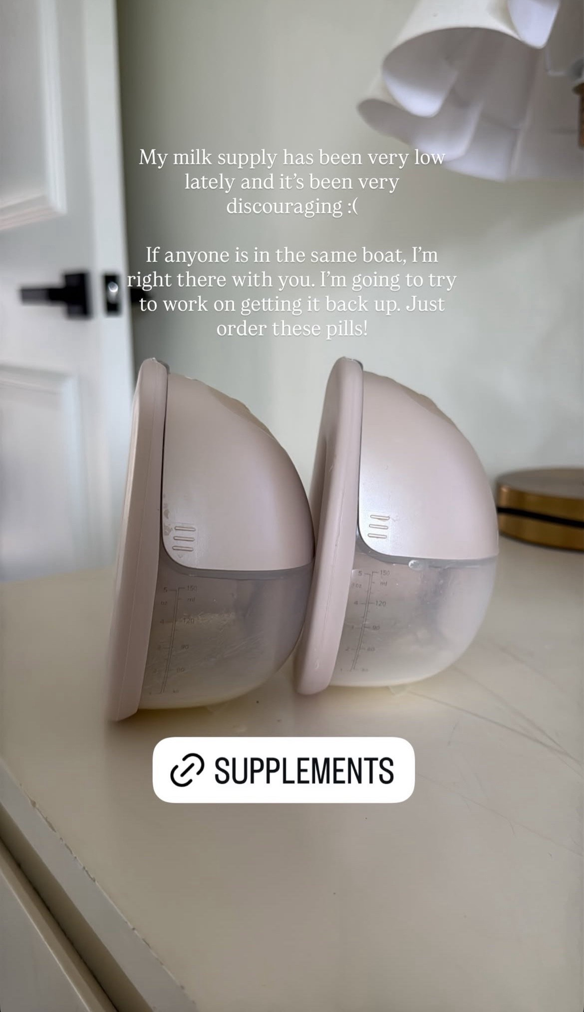 My milk supply has been very low lately and it's been very discouraging :(

If anyone is in the same boat, I'm right there with you. I'm going to try to work on getting it back up. Just order these pills!

#LTKFindsUnder50 #LTKmomlife #LTKBaby