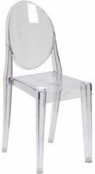 Flash Furniture Ghost Side Chair in Transparent Crystal | Amazon (US)