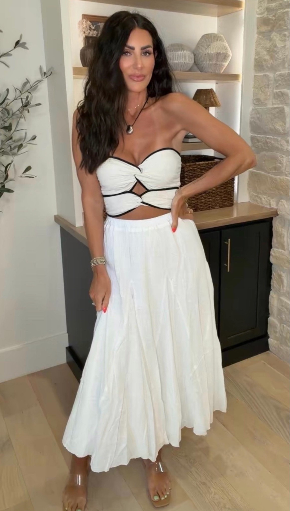 Vici Cut Out Top | Maxi Skirt | Summer Style | Cotton Skirt

#LTKootd #LTKdayinmylife
