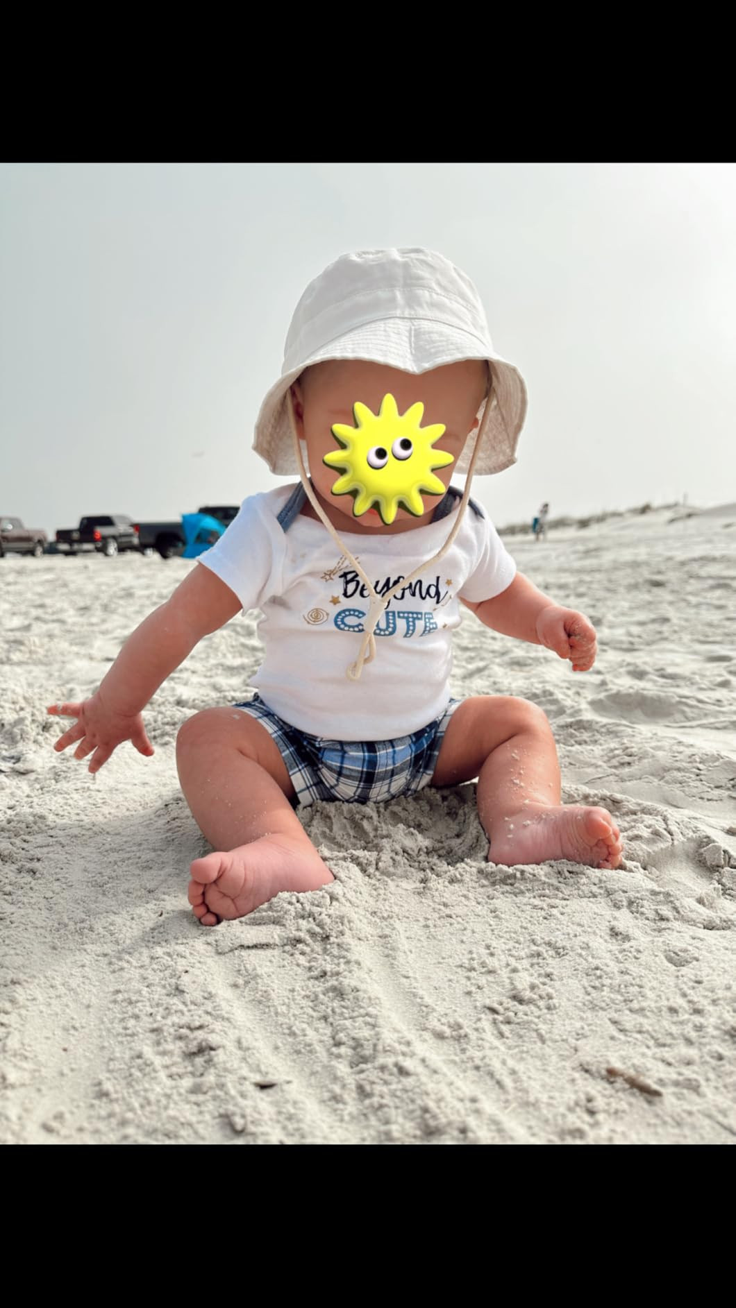 Baby Sun Hat for Boy Girl Toddler Summer Bucket Hat Kids Sun Protection Beach Hat Cotton Baby Hat... | Amazon (US)