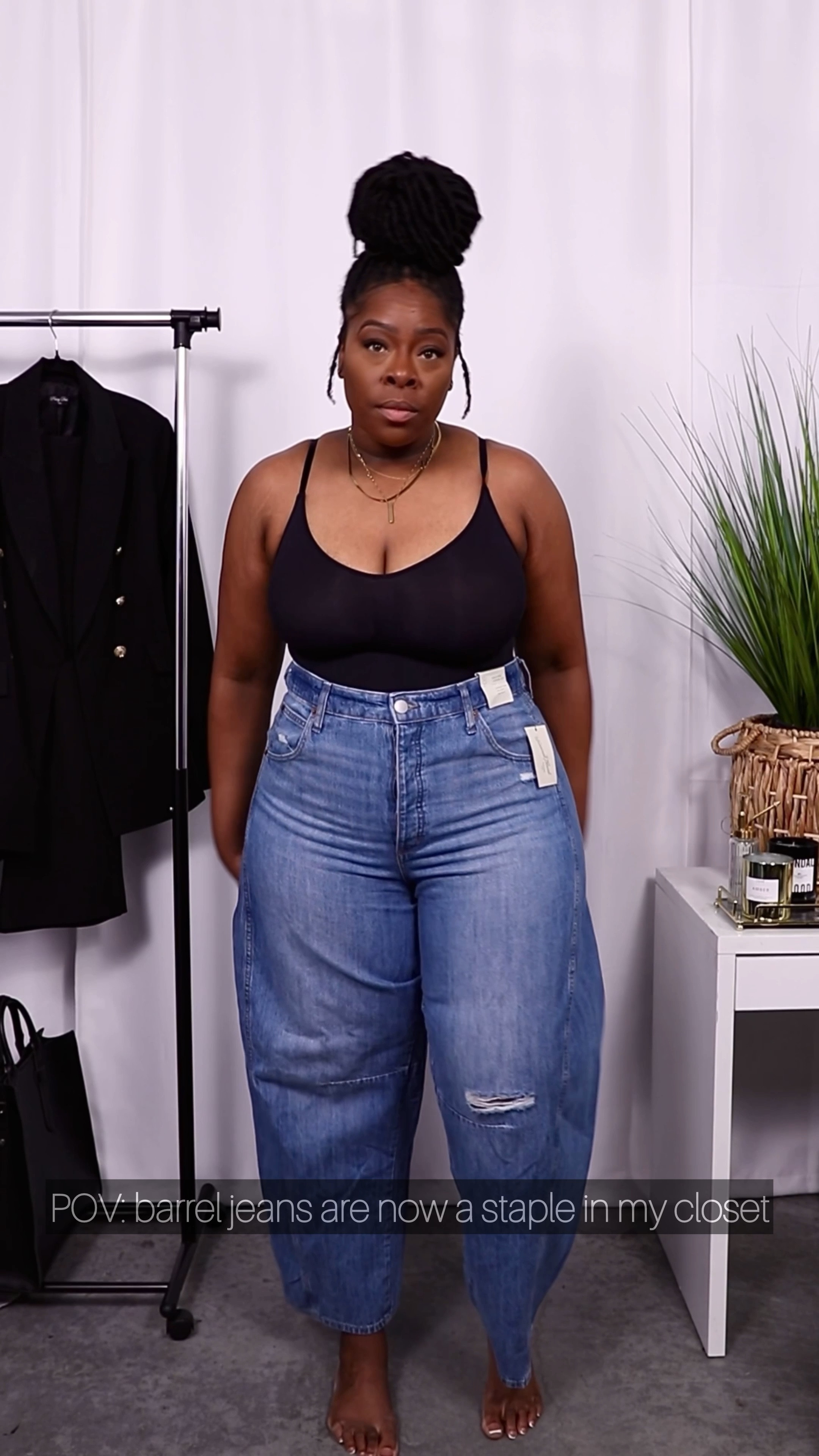 I know all trends are not for everybody, but this barrel jean trend is perfect for me and when i find a style you love, I get every color and wash!!

#Styletips #howtostyle #plussizestyle #tallgirlstyle #fashiontips #curvystyle #midsizestyle #momstyle

#LTKPlusSize #LTKMidsize #LTKStyleTip