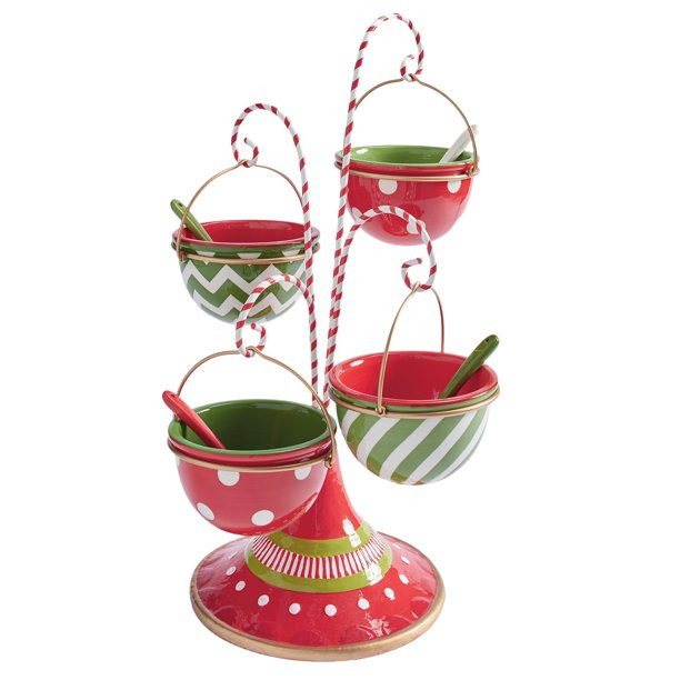 Winnereco Christmas Snack Stand 2 Tier Resin Food Serving Tray Cupcake Holder (A) | Walmart (US)