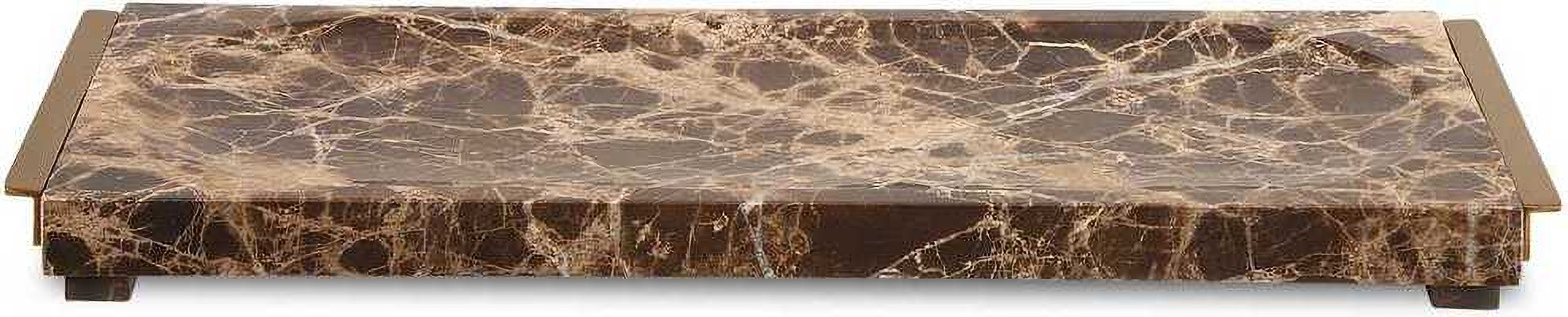 Marble Tray Crest In Brown | 1stopbedrooms