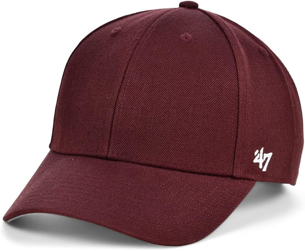 '47 Blank Classic MVP Cap, Adjustable Plain Structured Hat for Men and Women | Amazon (US)