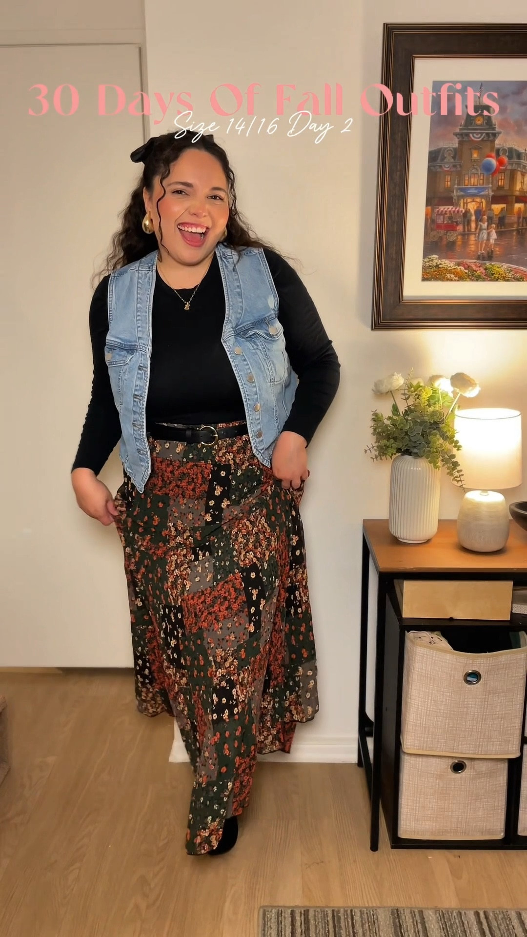 Day 2 of 30 days of Fall outfits 
This is my favorite skirt this season! It fits all the fall & Halloween vibes 



#LTKHalloween #LTKSeasonal #LTKMidsize