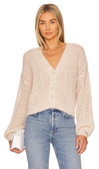 Free People Ameila Cardi in Cream. - size S (also in M) | Revolve Clothing (Global)