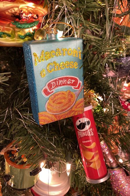 Mac and cheese ornament // macaroni and cheese Christmas ornament, food ornament, foodie Christmas tree

#LTKfindsunder50 #LTKSeasonal #LTKHoliday