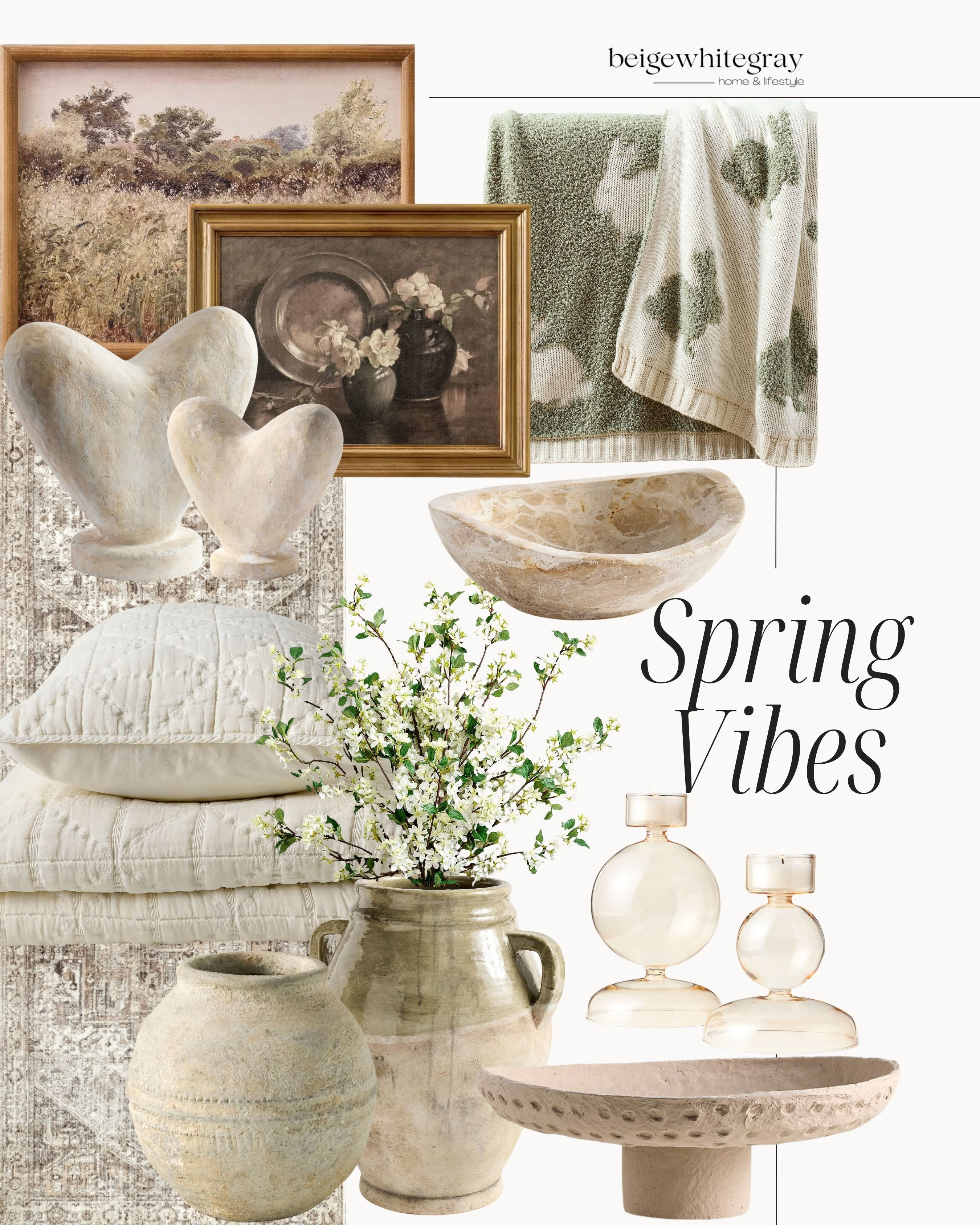 Spring Home Decor / Spring Greenery / Faux Flower Arrangements / Fluted Vases / Decorative Trays / Light Linen Curtains / Pastel Throw Pillows / Spring Throw Pillows  / Textured Blankets / Woven Baskets / Fresh Floral Wreaths / Ceramic Tableware / Soft Area Rugs / Glass Candle Holders / Rattan Decor Accents / Travertine Decor / Spring Scented Candles / Spring Framed Art / Floral Art / Lightweight Bedding / Rustic Planters / Terracotta Pots / Seasonal Centerpieces / Minimalist Shelf Decor / Accent Mirrors / Open Weave Storage Baskets / Wood Bead Garlands / Decorative Bowls / Textured Vases / Neutral Spring / Organic Modern Decor / Brass Candlestick Holders / Marble Decorative Boxes / Linen Accents / 
 

 

#LTKSeasonal #LTKHome #LTKStyleTip
