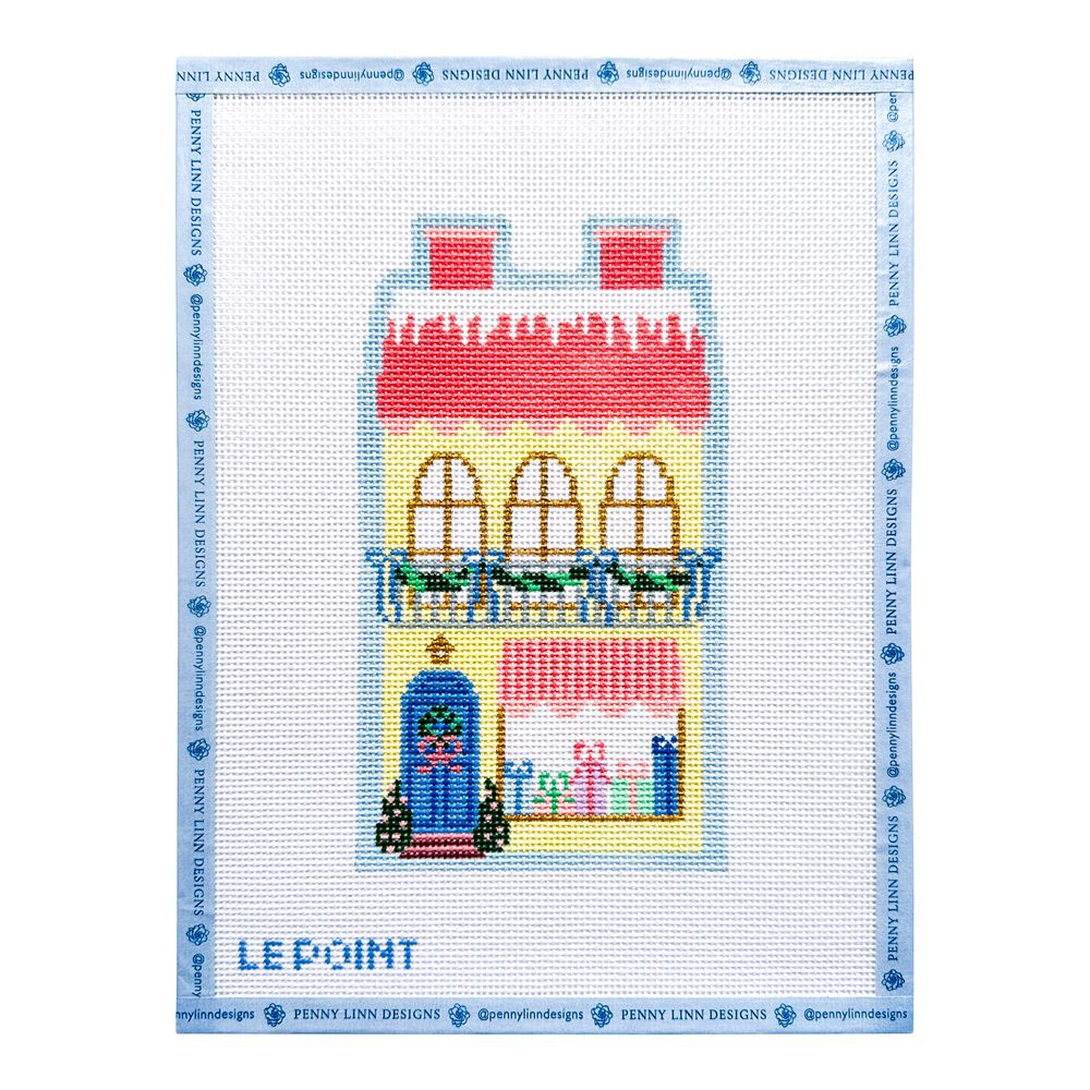 Christmas Village Yellow Shop | Penny Linn Designs