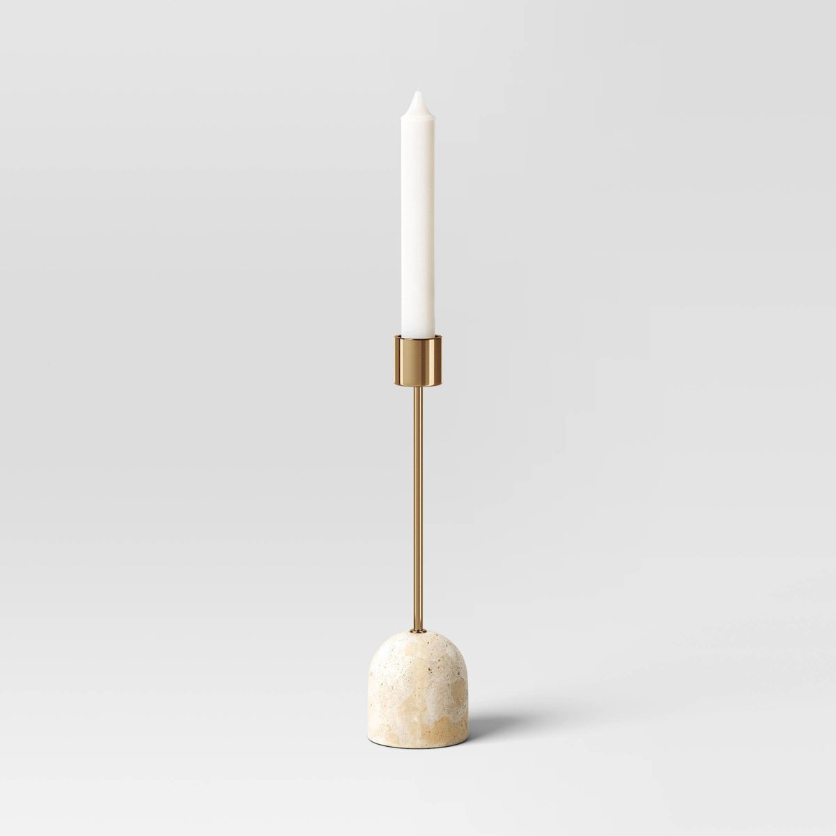 Luxe Marble Taper Candle Holder - Threshold™ | Target