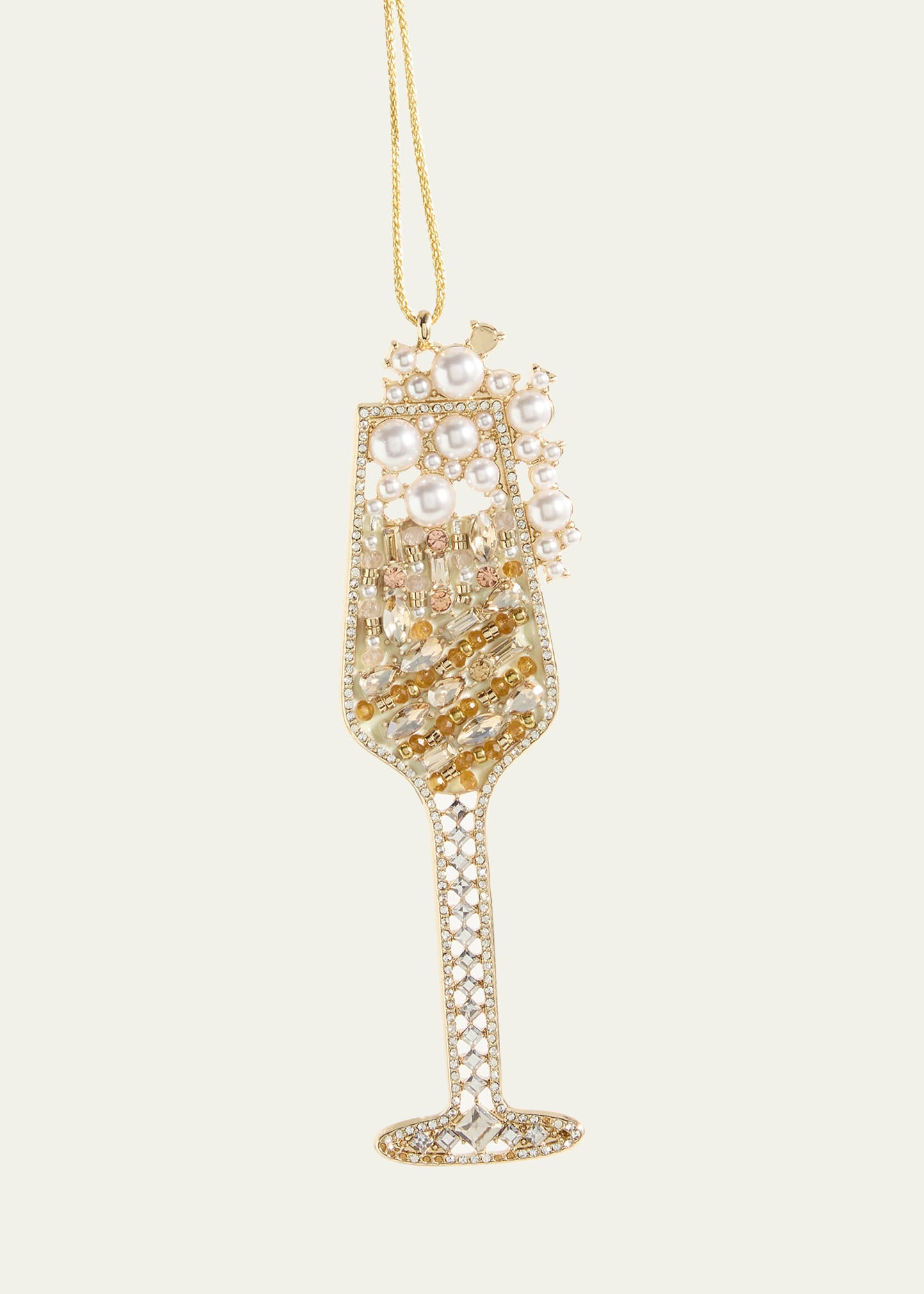 BaubleBar Sip Sip Hooray Christmas Ornament | Bergdorf Goodman