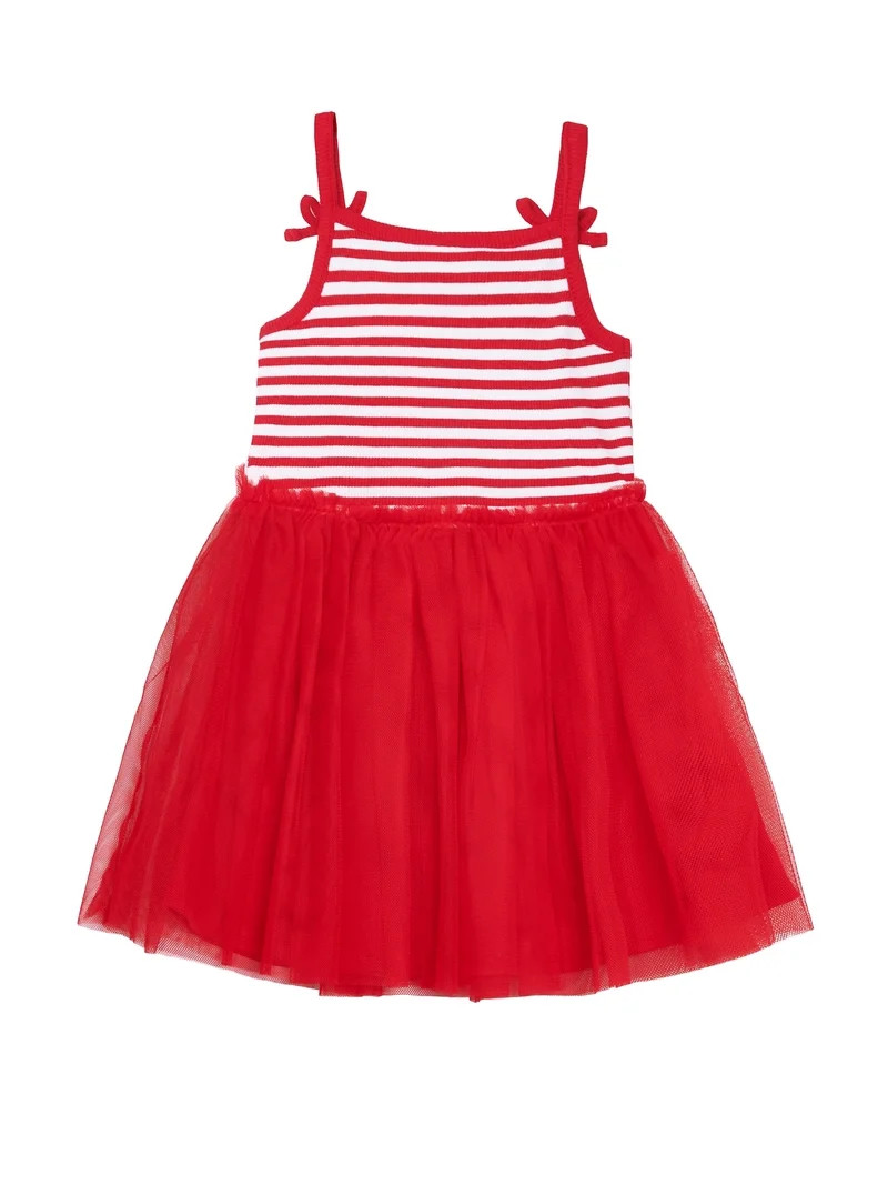 Way to Celebrate Toddler Girl Patriotic Americana Americana Tutu Dress, Sizes 12M-5T | Walmart (US)