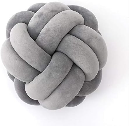 FLORAVOGUE Knot Pillow Home Decorative Cushion - Modern Home Sofa Decor Pillows Pillow (Light Gra... | Amazon (US)