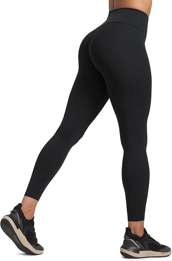 CRZ YOGA Secretsculpt Butterlift Workout Leggings 25" - No Front Seam High Waisted Womens Yoga Pa... | Amazon (US)