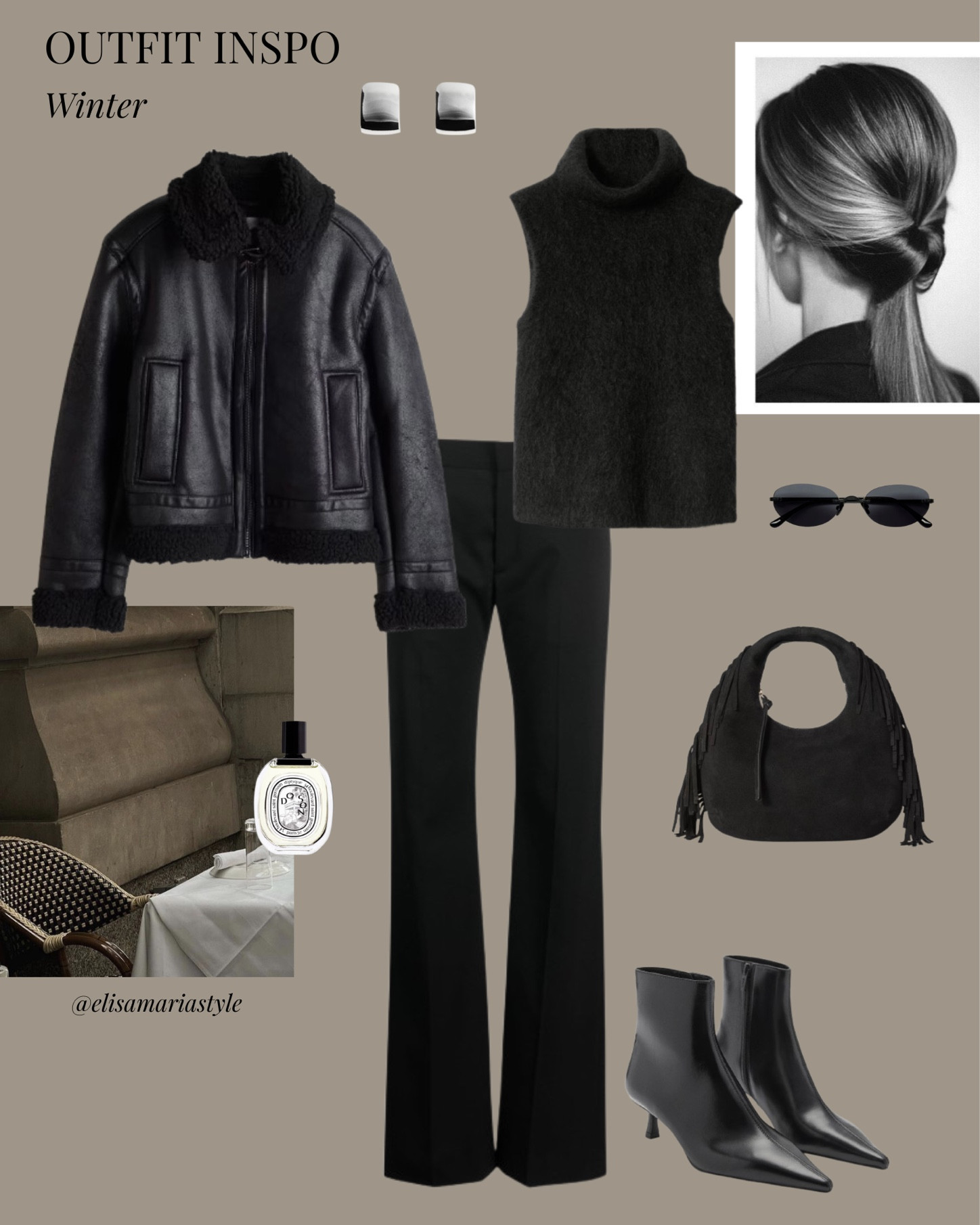 Leather jacket outfit idea 🤍

#LTKwinter #LTKbag