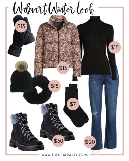 Walmart Winter Look | Walmart Fashion | Winter Coat | Puffer Jacket | Puffer Coat | Sherpa Booties | Turtleneck

#LTKSeasonal #LTKsalealert #LTKunder50