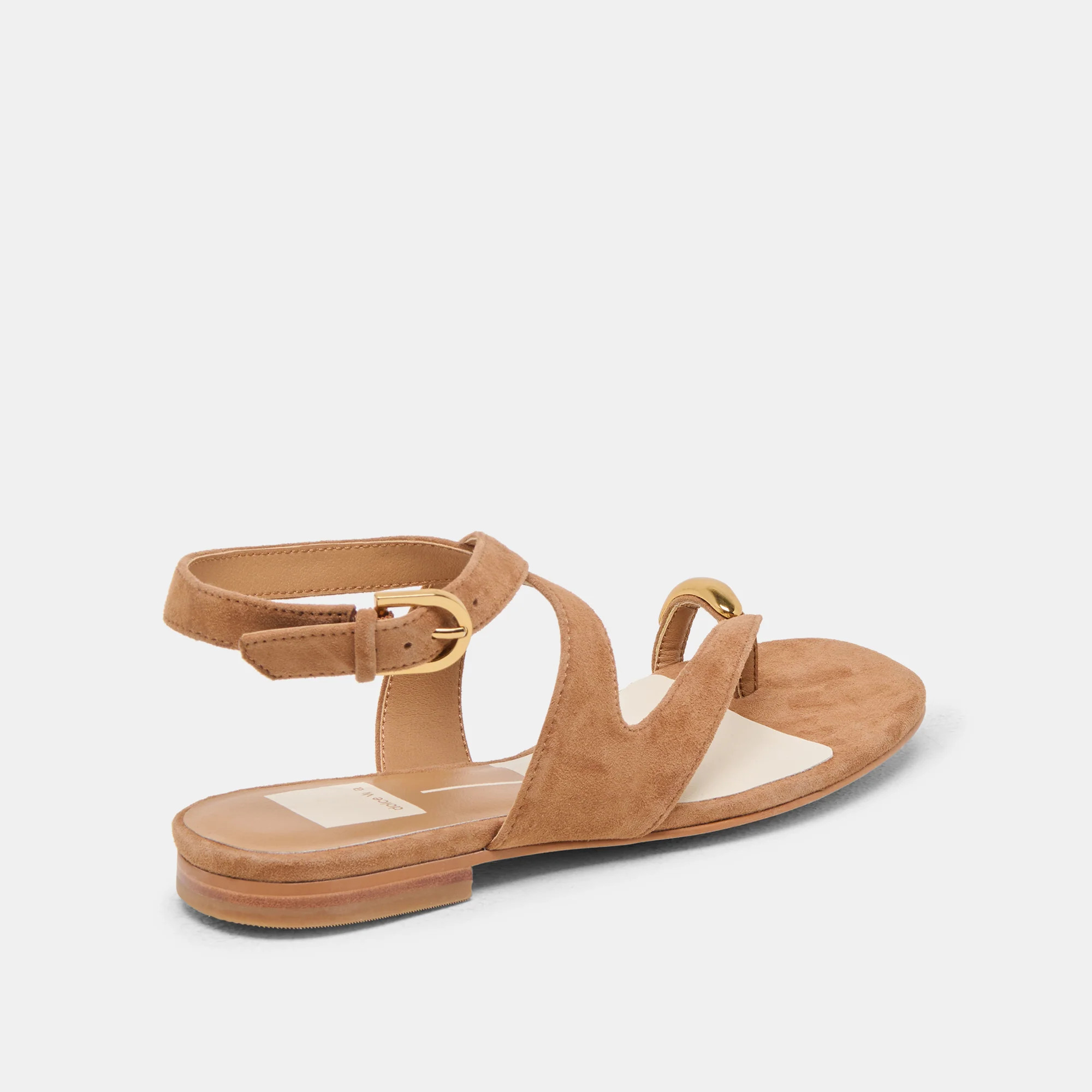 EARLA SANDALS BROWN SUEDE | DolceVita.com