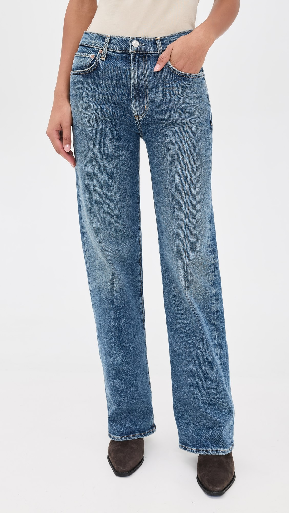 Harper Jean: Mid Rise Relaxed Straight | Shopbop