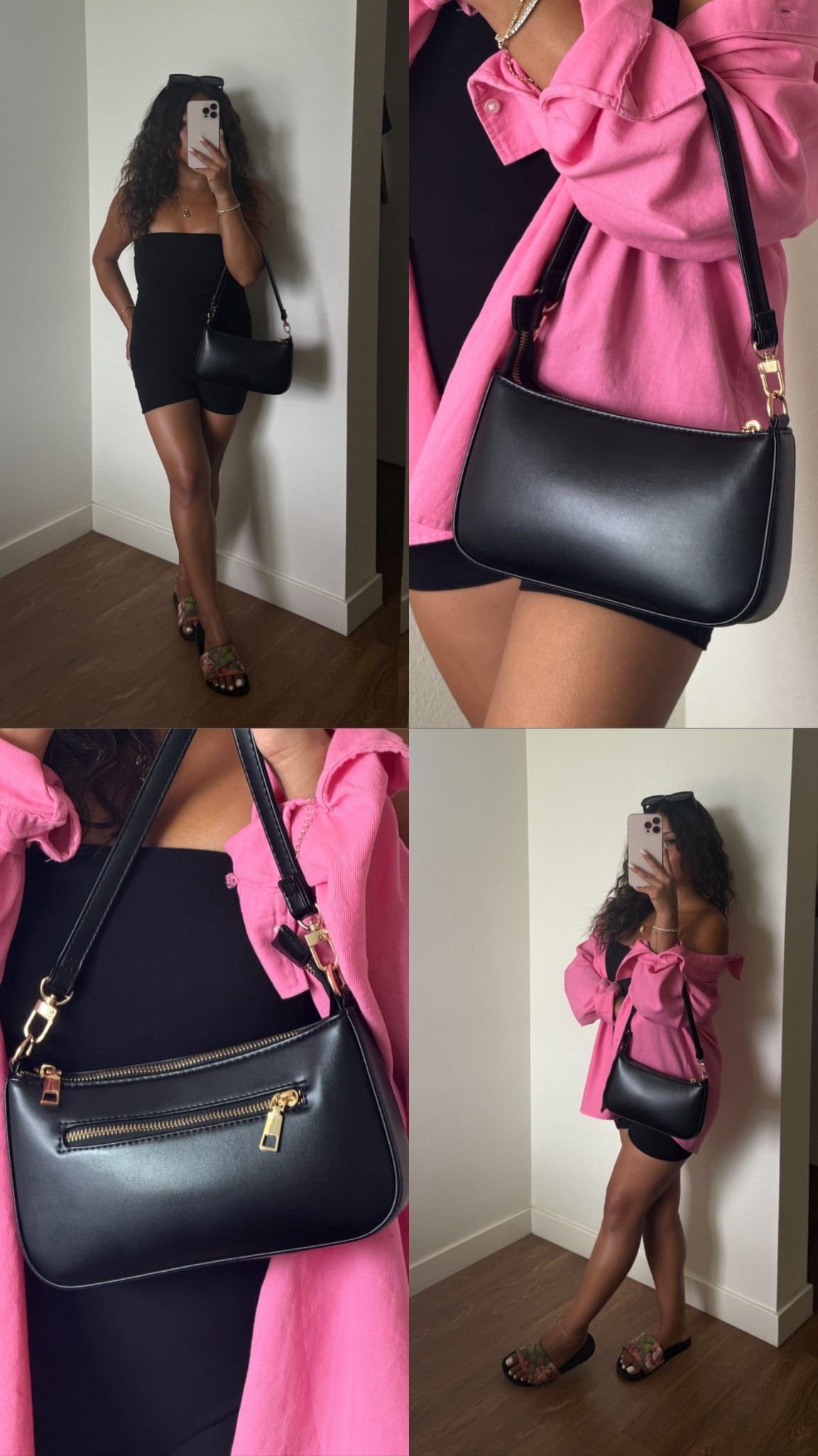 summer outfit idea pink and black outfit  #ltksummeredit 

#LTKSeasonal #LTKPetite #LTKSummerEdit