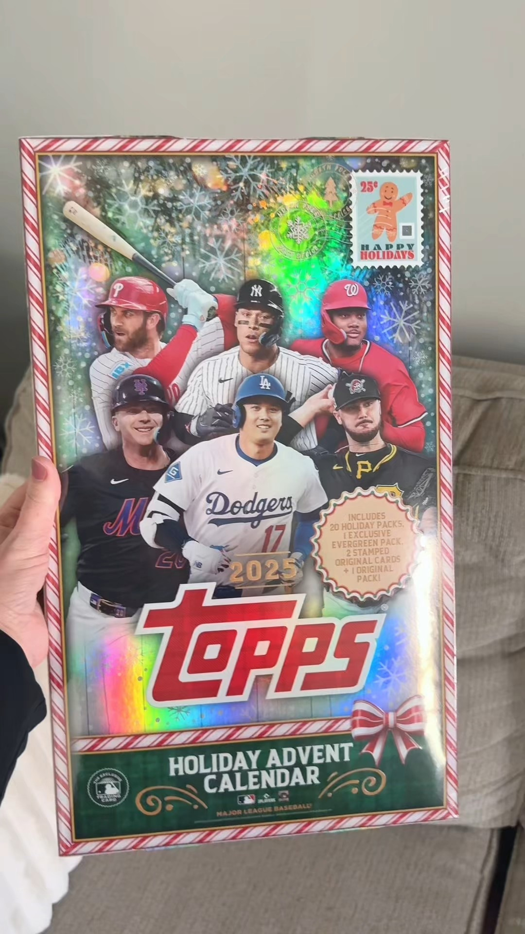 Linked in my LTK! 🎄✨
If you have older boys, this is the PERFECT gift idea. The Topps Baseball Advent Calendar and the Topps Holiday NBA Basketball Card Set are so fun. They even have the NBA Advent Calendar too.

I grabbed mine for $50, but most websites have them listed for over $100 because they’re selling out so fast. If you’ve been wanting one, grab it while you can! 💯🔥

Click the link in my LTK to shop!#CapCut  

#LTKKids #LTKGiftGuide #LTKHoliday